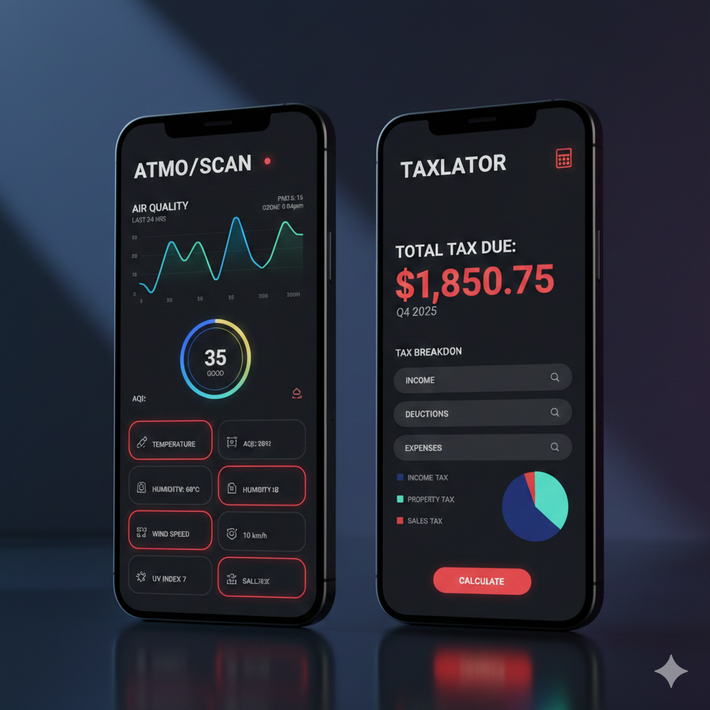 AtmoScan (Atmosphere App) Mockup